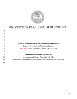 This is an author version of the contribution published in: Questa è la