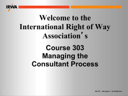 Power Point Presentation only