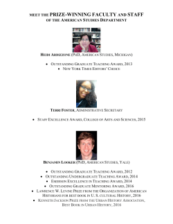 Click here to meet the Prize-Winning Faculty of the American