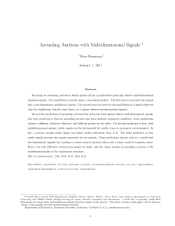 Ascending Auctions with Multidimensional Signals