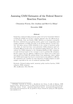 Assessing GMM Estimates of the Federal Reserve Reaction Function