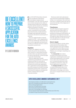 Be Excellent - Australian Institute of Training and Development