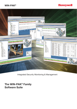 The WIN-PAK&reg; Family Software Suite