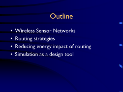 Energy Aware Routing in Wireless Sensor Networks