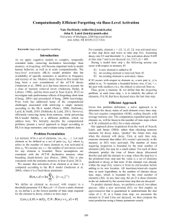 Computationally Efficient Forgetting via Base