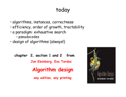 "algorithm" correct?