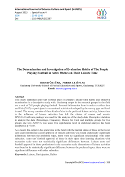 The Determination and Investigation of Evaluation Habits of The