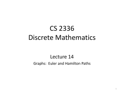 CS 2336 Discrete Mathematics