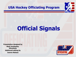 Basic Officiating Seminar