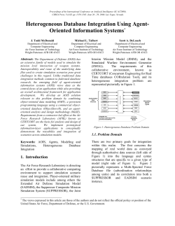 Heterogeneous Database Integration Using Agent
