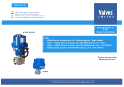 Electric V Sector Ball Control Valve Wiring Diagram