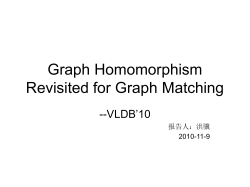 Graph Homomorphism Revisited for Graph Matching