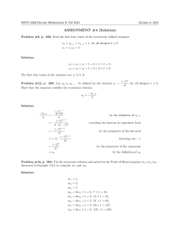 ASSIGNMENT #4 (Solution)