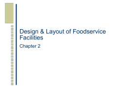 Foodservice Facilities Design