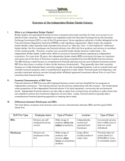 Overview of the Independent Broker-Dealer Industry