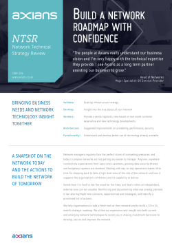 Build a network roadmap with confidence