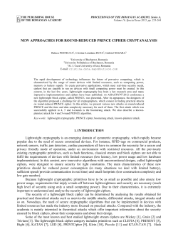 new approaches for round-reduced prince cipher cryptanalysis