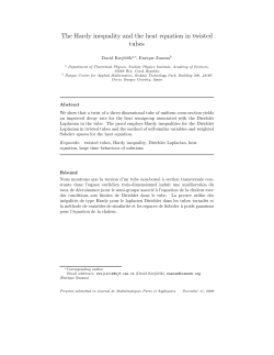 The Hardy inequality and the heat equation in twisted tubes