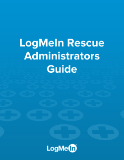 LogMeIn Rescue Administration Center User Guide