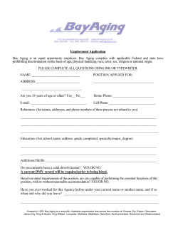 a Copy of our Application