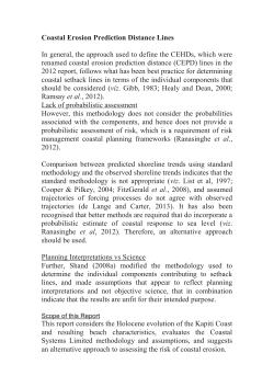 De Lange Coastal Erosion Pred Lines An Introduction