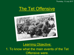 Tet Offensive - Life Learning Cloud