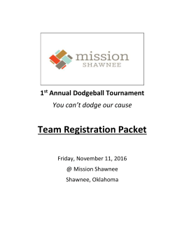 Team Registration Packet