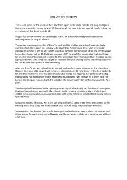 Steep Over 50`s v Langstone The second game for the Steep old