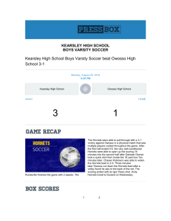 kearsley high school boys varsity soccer
