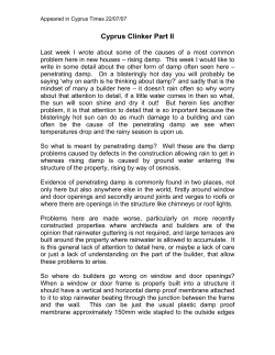 Cyprus Clinker Part II