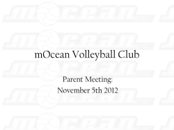 PowerPOint - mOcean Volleyball Club