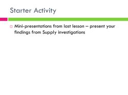 Lesson 4 - Equilibrium