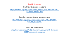 Example Literature Questions
