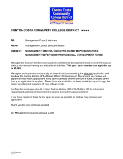 2016-2017 Application - Contra Costa Community College District