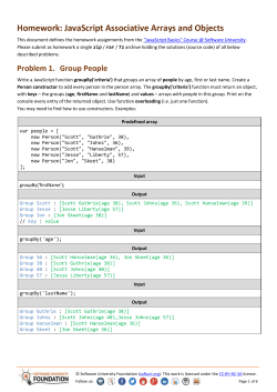 JavaScript Basics - Homework