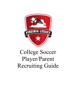 College Soccer Player/Parent Recruiting Guide