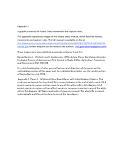 Appendix 1. A graphical manual of Azteca Chess movement and
