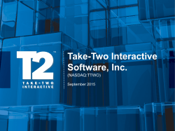 Take-Two Interactive Software, Inc.