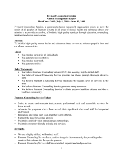 (FCS) FY10 - Fremont Counseling Service