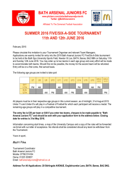 BAJFC 5-6-A-Side Tournament 2016 Invite