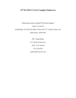 Multi-agent System for Rapid TST Decision Support
