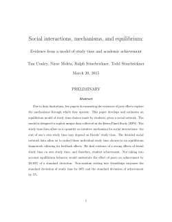 Social interactions, mechanisms, and equilibrium