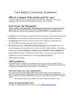 In order to maintain a safe and caring community