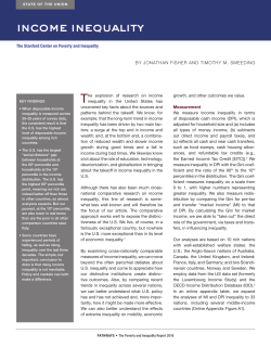 income inequality - Stanford Center on Poverty and Inequality