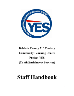 STAFF Handbook - Baldwin County Schools