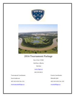 tournament contract - River Bend Golf Club