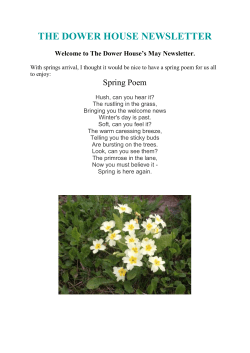 the dower house newsletter - The Dower House, Winchester