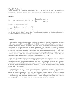 Page 292 Problem 13 In the statement of Theorem 31.5 we require