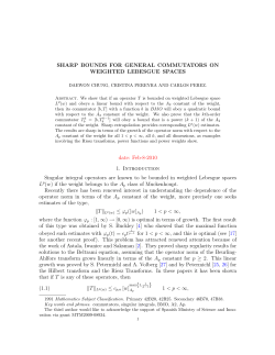 SHARP BOUNDS FOR GENERAL COMMUTATORS ON