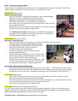 DYSA - Game Day Dugout Mom - Davis Youth Softball Association